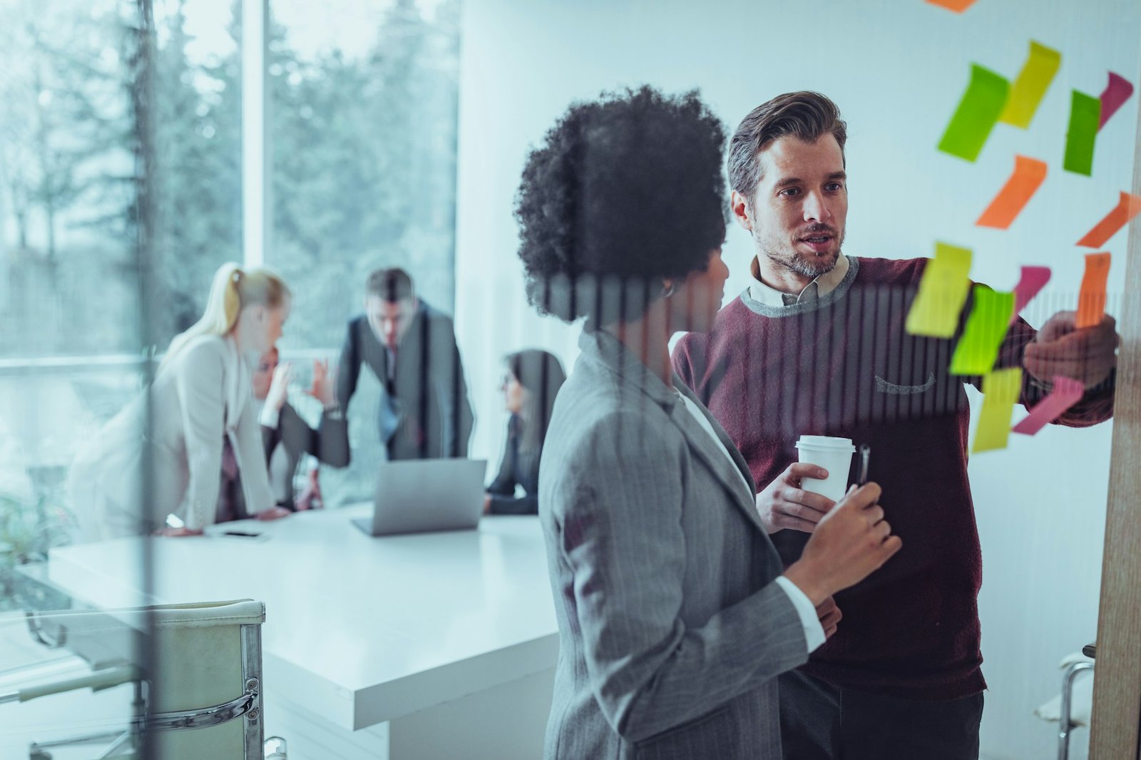 Keeping business evolving with a creative brainstorming session